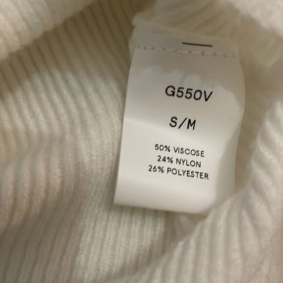 Kerisma Ryu White Knit Dolman Sleeve Sweater Womens Size S/M - Picture 8 of 9